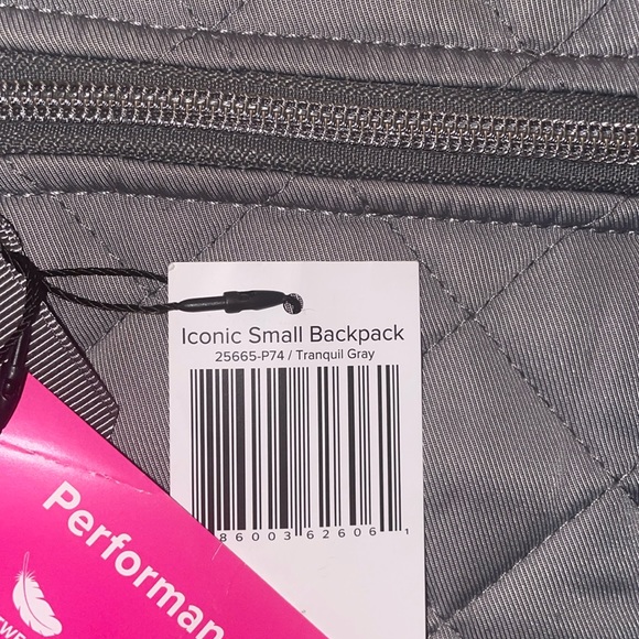 Vera Bradley Iconic Small Backpack - Picture 6 of 9